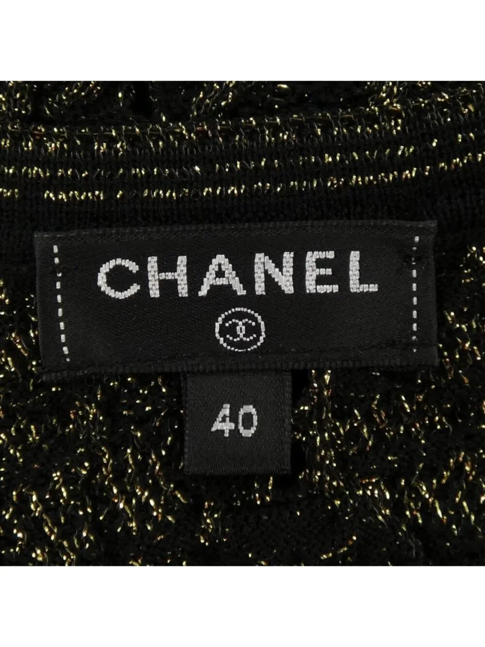 Chanel Knit Sweater Black